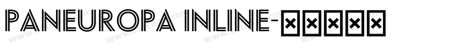 Paneuropa Inline字体转换